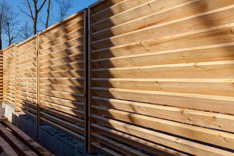 Modern Wood Fence