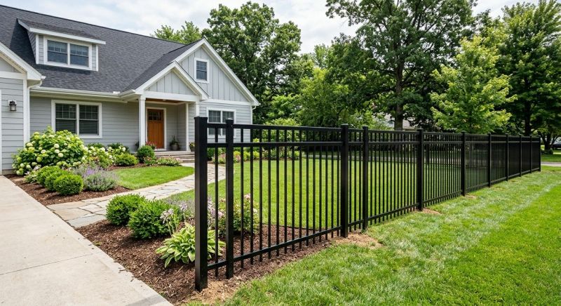 Metal Pool Fence Installation in Grand Rapids, MI